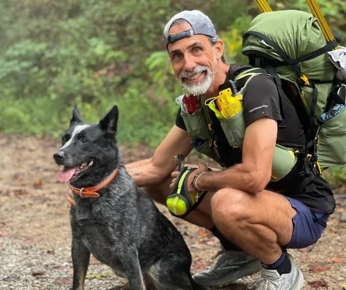 Mike and his dog